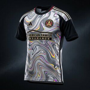Adidas Men Atlanta United FC Pride Jersey Pabllo Vittar Kit Navy Graphic NWT Siz